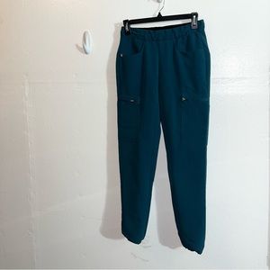 Figs Teal Jogger Scrub Pants - Size XXS
